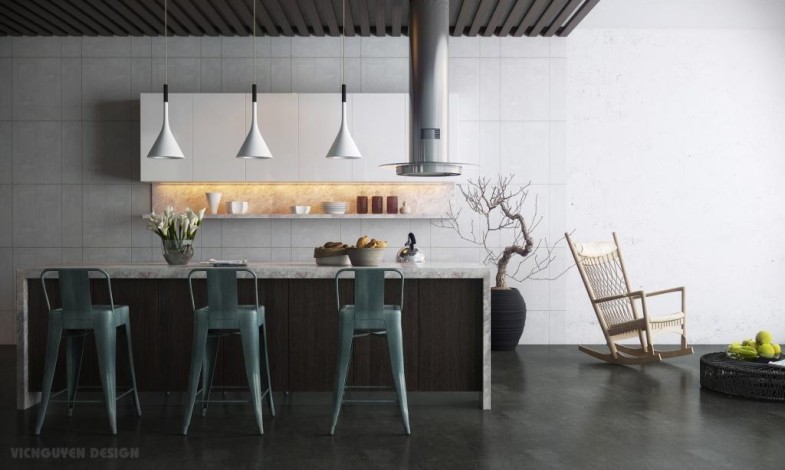 modern-kitchen-with-island-bar